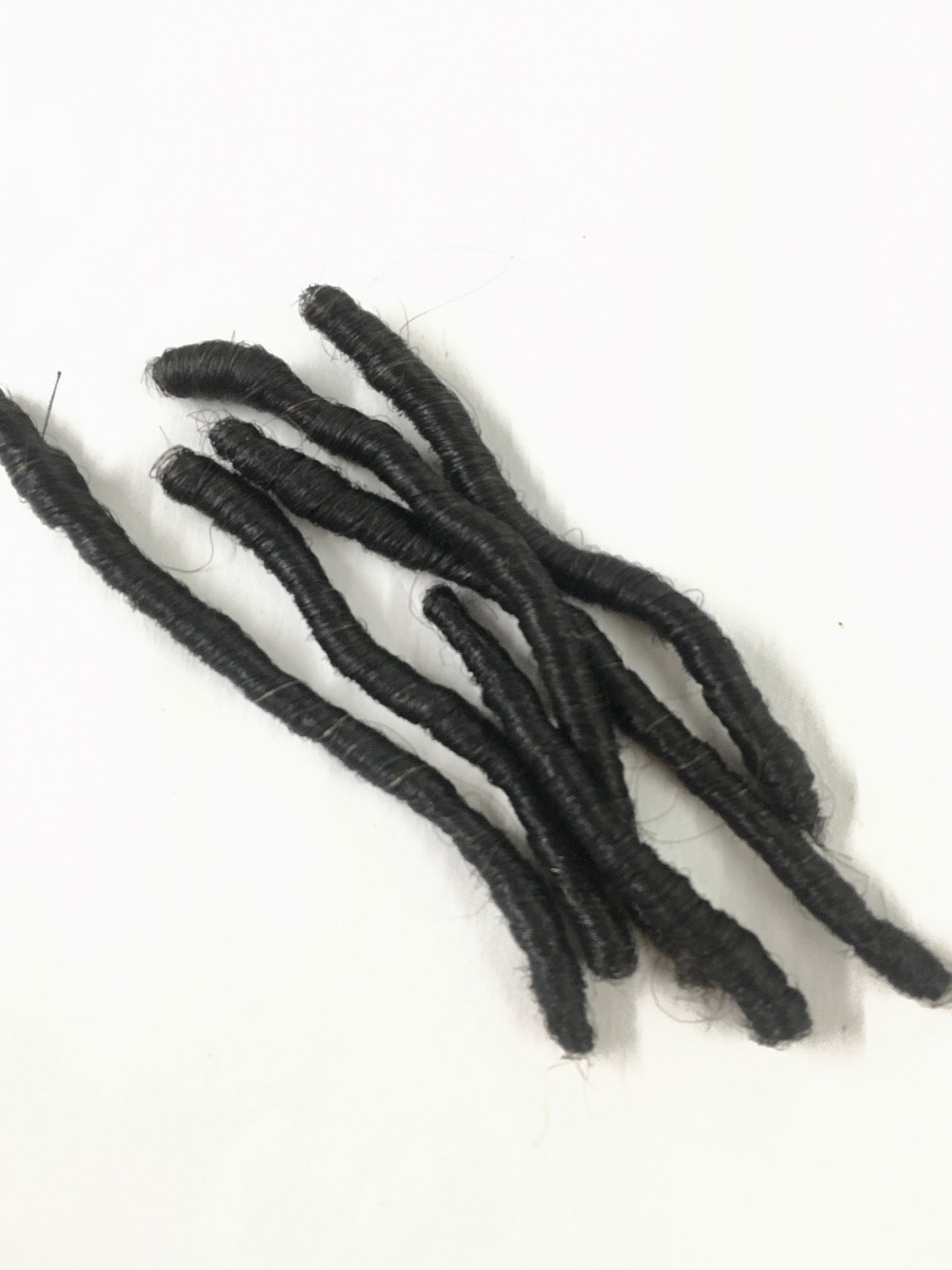 820- Darkest Brown/Black Permanently Curled Human Hair - Afro Curl