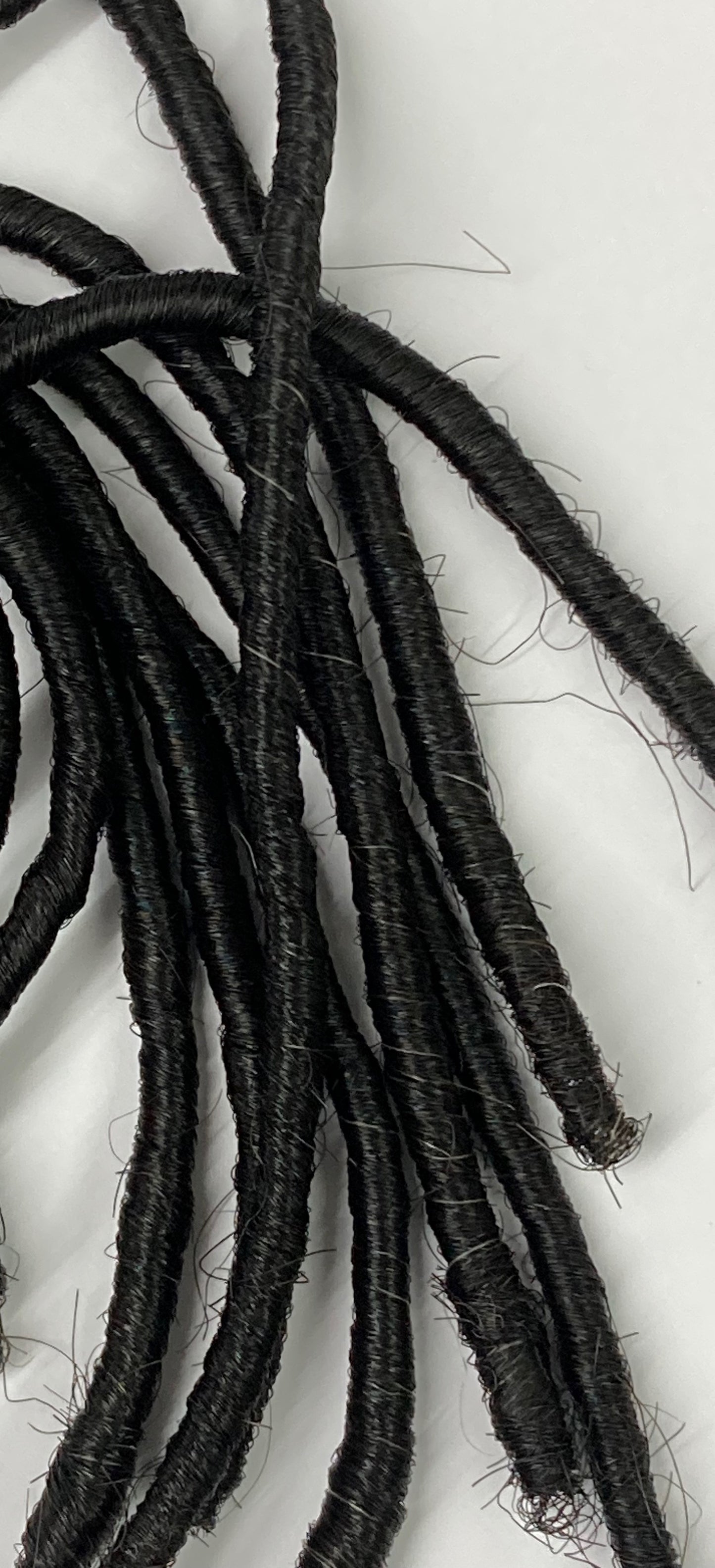 874 Natural Black Permanent Curl Yak - Various Curl Sizes and Hair Lengths