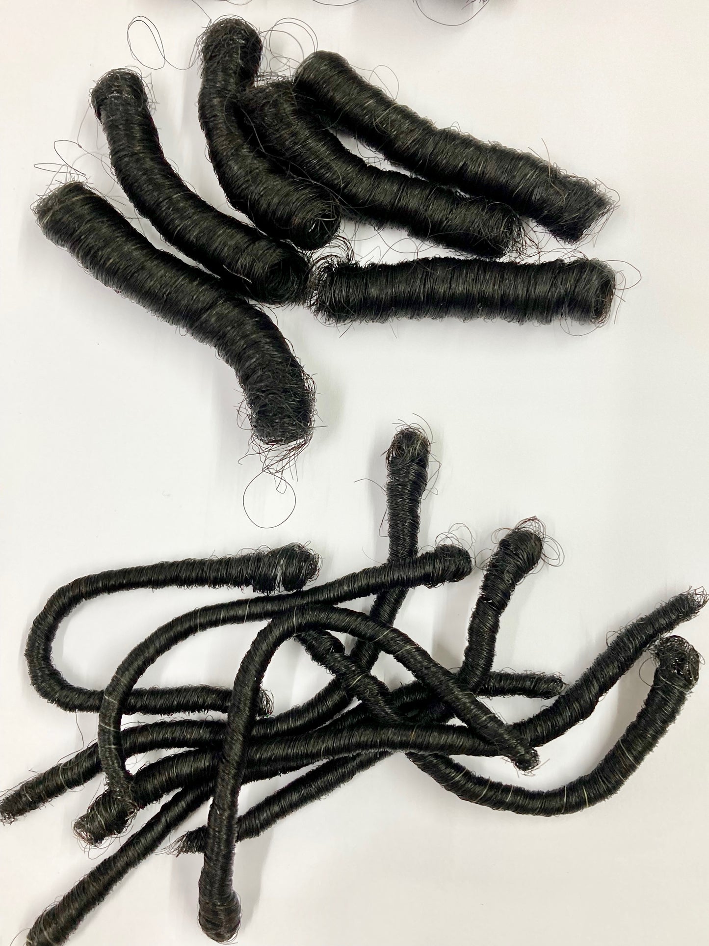 874 Natural Black Permanent Curl Yak - Various Curl Sizes and Hair Lengths