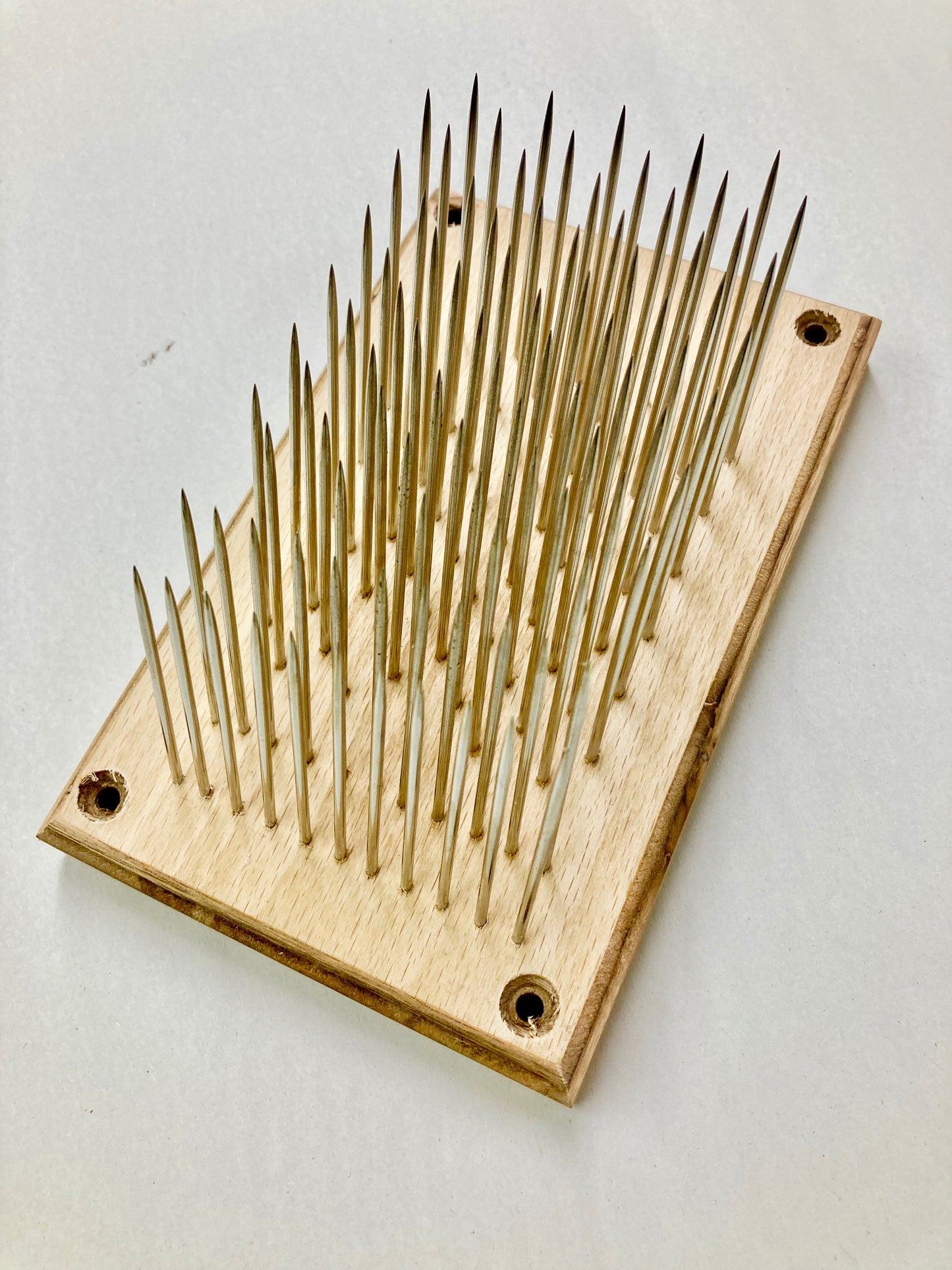 496 Professional Hair Mixing Hackle Handmade in UK - 3 Sizes - Stainless Steel Pins