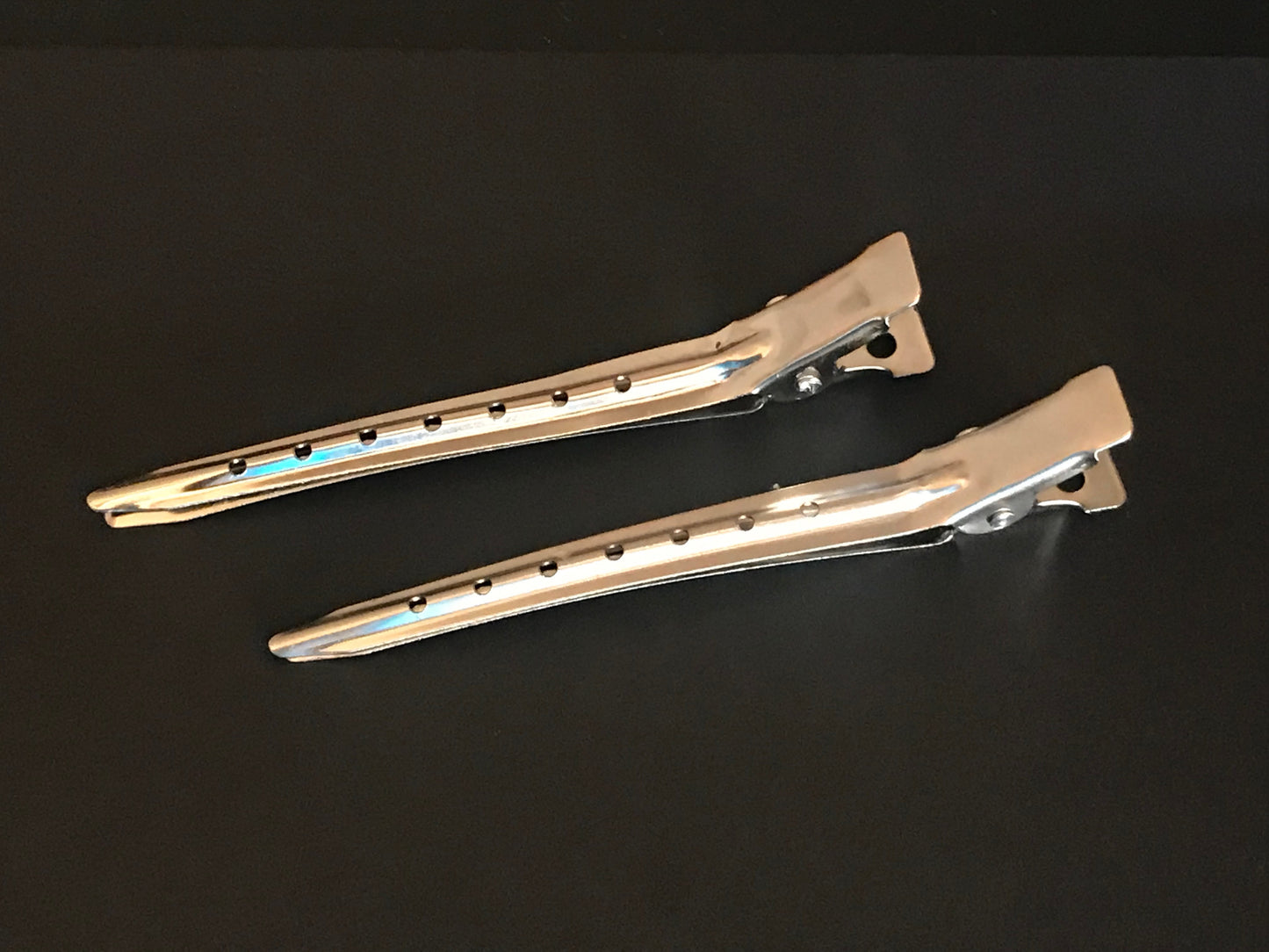 Large Silver Alligator Clips - The Wig Department