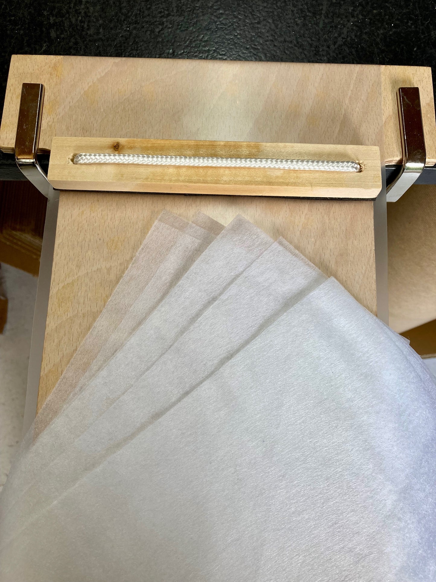 Paper for precurling The Wig Department