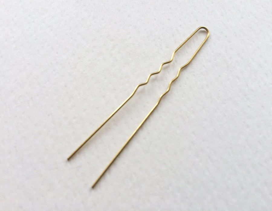 Fine Gold Hairpin 5 cm- the Wig Department