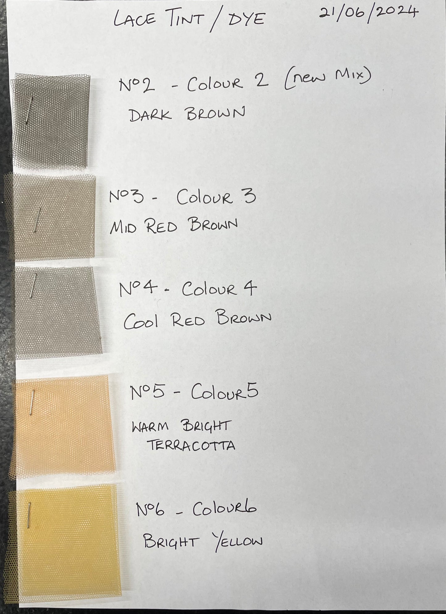 144 - Front lace Dye/Lace Tint - Single 50g Pot