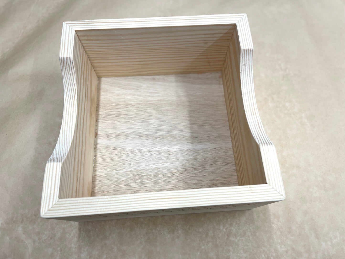 527 - Premium Quality Handmade Solid Wood Cradle/ Workbox
