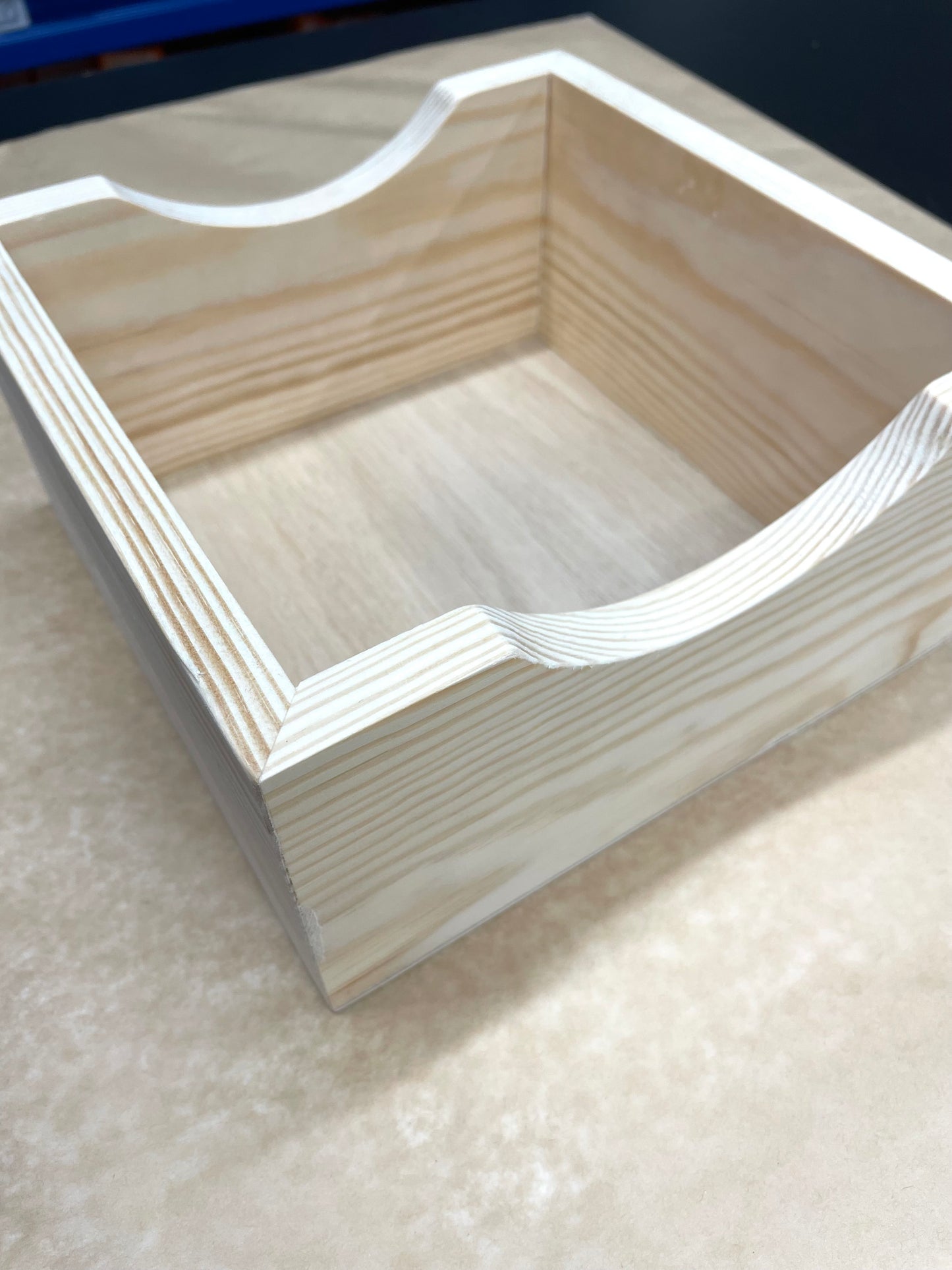527 - Premium Quality Handmade Solid Wood Cradle/ Workbox