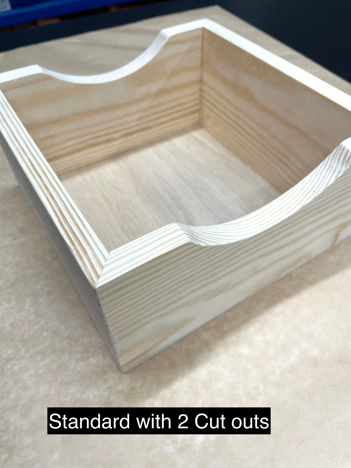 527 - Premium Quality Handmade Solid Wood Cradle/ Workbox - 2 Sizes