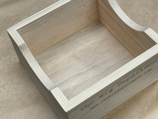 Wood Cradle for Wig Block - The Wig Department