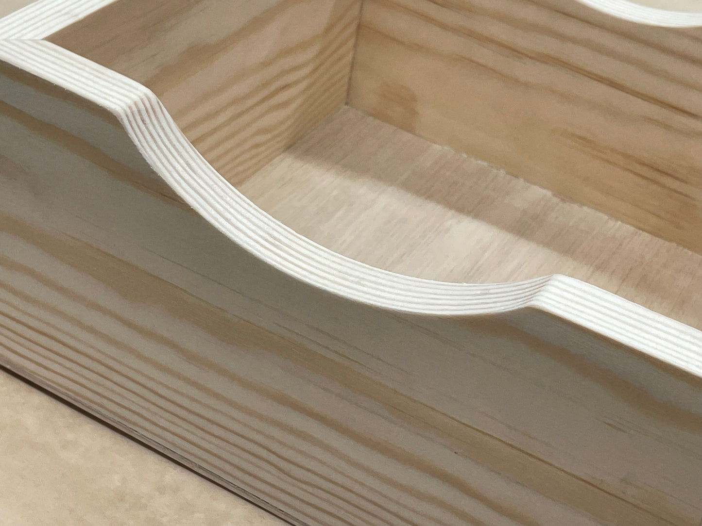 527 - Premium Quality Handmade Solid Wood Cradle/ Workbox