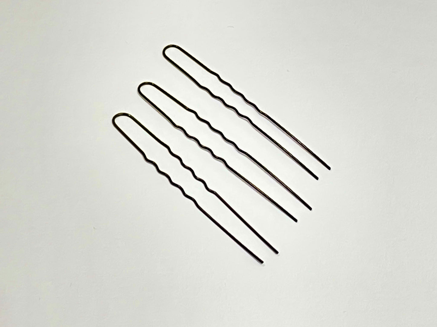 Extra Fine Hairpin 62mm long Brown  The Wig Department td