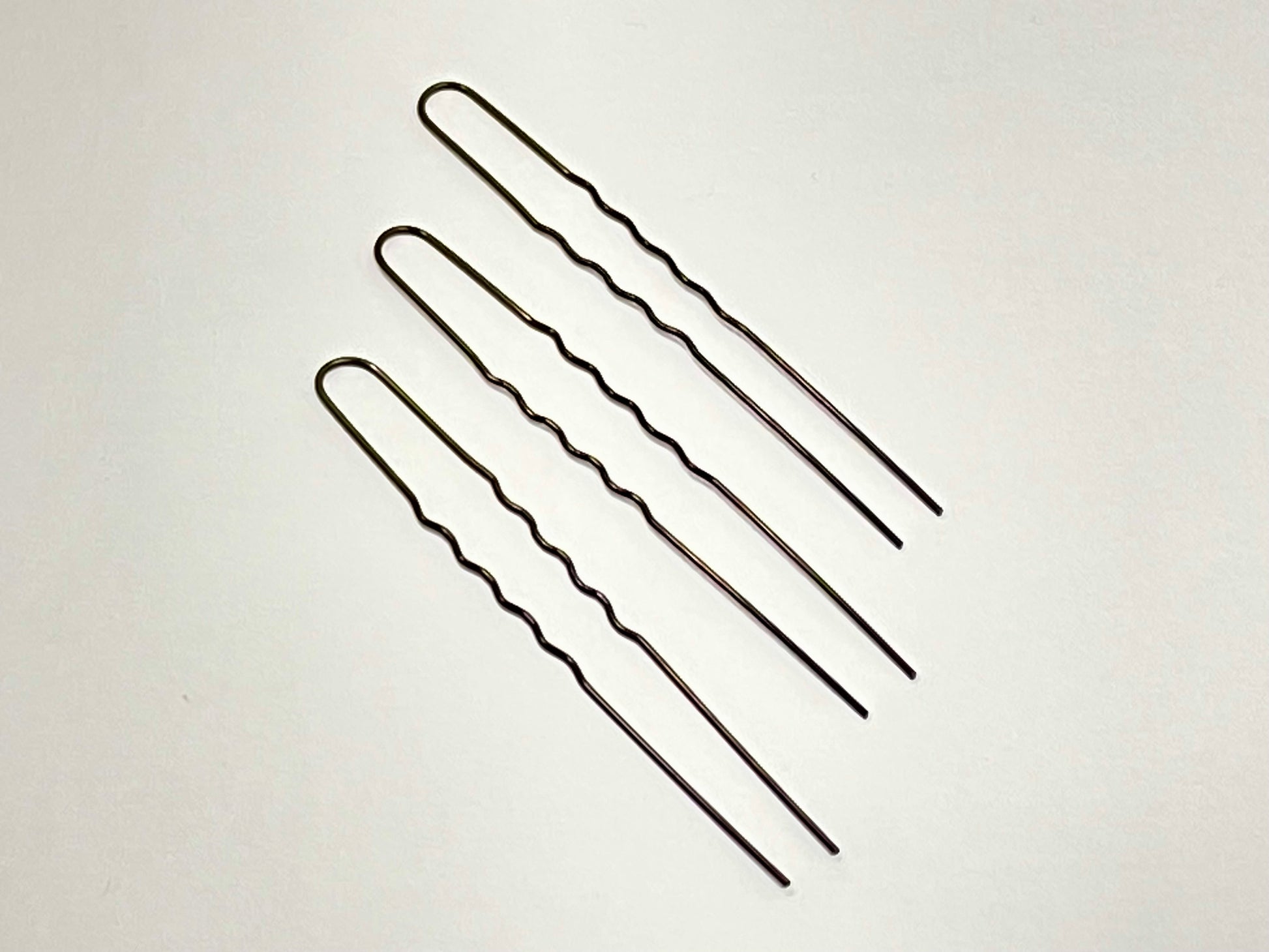 Extra Fine Hairpin Brown 62mm long. The Wig Department Ltd
