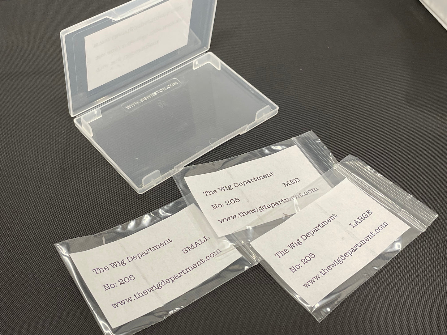 205/1  Curved German Type Knotting Hook/Ventilating Kit