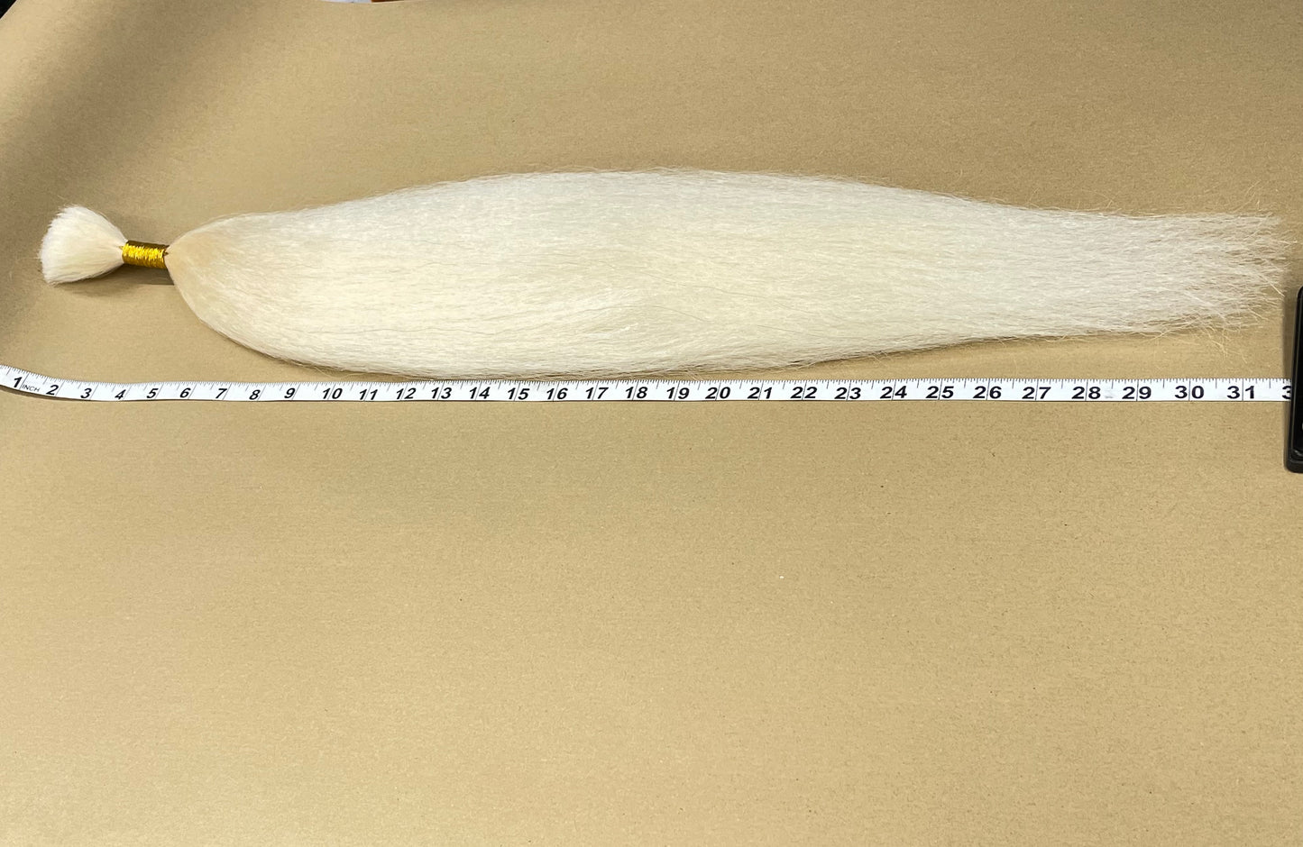 854 Special Order Creamy White Tail Yak - Super Long - 99 gram bundle