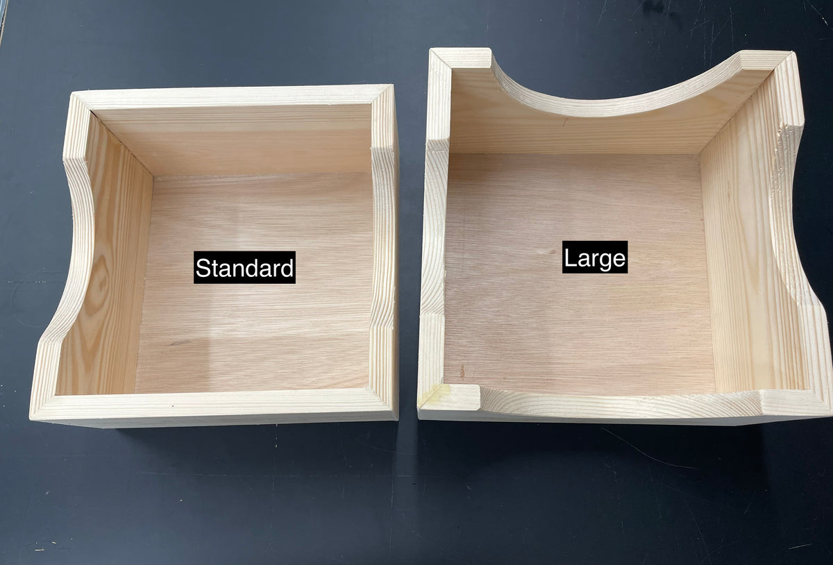 Wood Cradle 2 sizes - The Wig Department Ltd