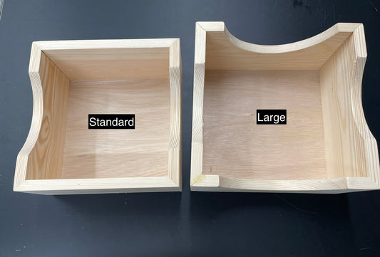 Wood Cradle 2 sizes - The Wig Department Ltd