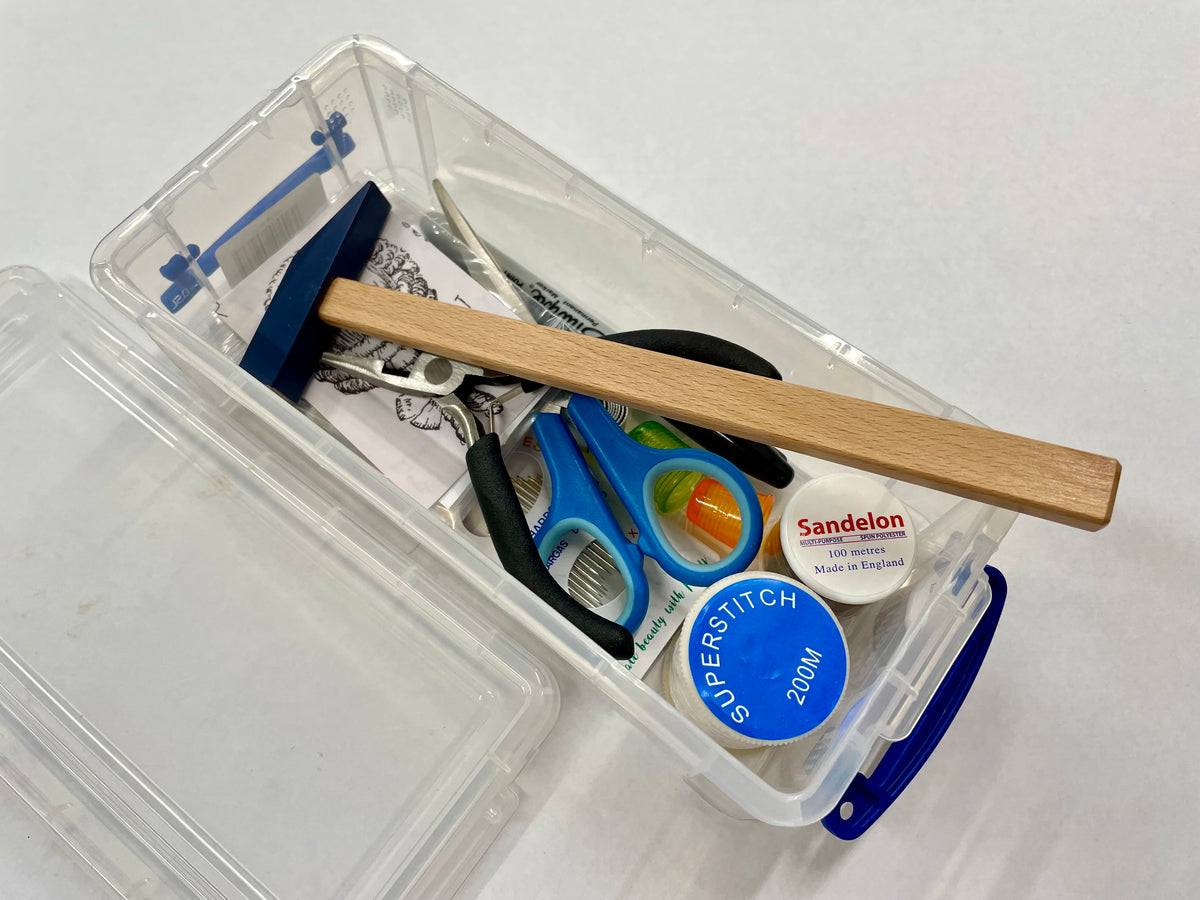 148 - Beginners Kit for Wig Making - Wooden Block