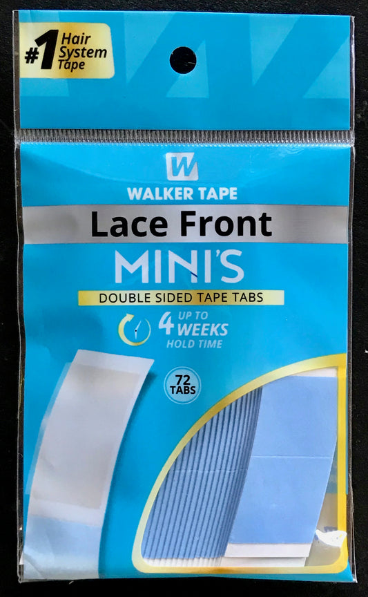 Walkers Blue Lace Front Wig Tape Minis - The Wig Department