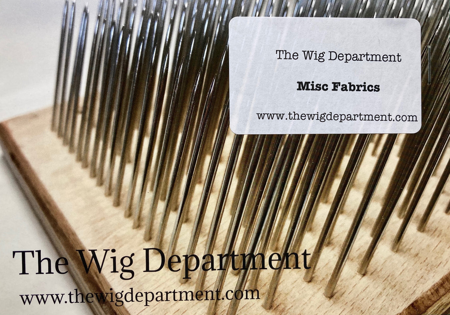 Wig making fabrics - The Wig Department