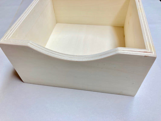 527 - Premium Quality Handmade Solid Wood Cradle/ Workbox
