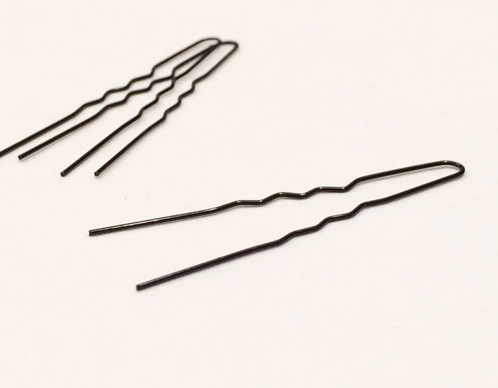 600 Extra Fine waved Hairpin 45mm and 50mm The Wig Department Ltd