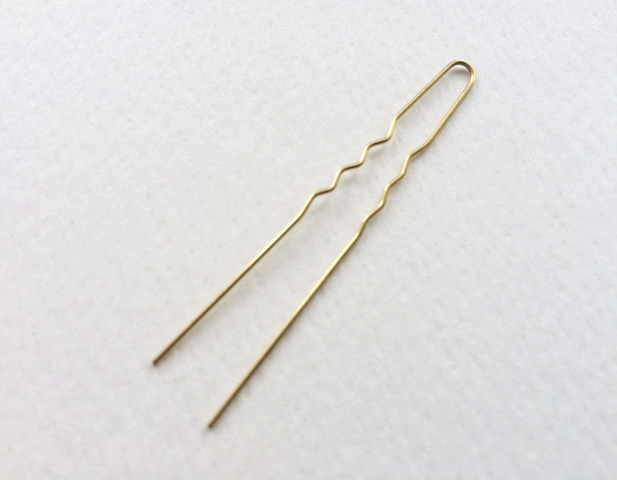 Strong Gold german Hair pin  64mm - the Wig Department